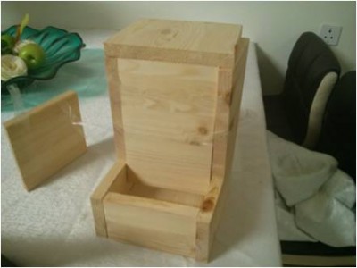 הנה האבוס יצא טוב רק נשאר ללטש לצבוע ולחבר